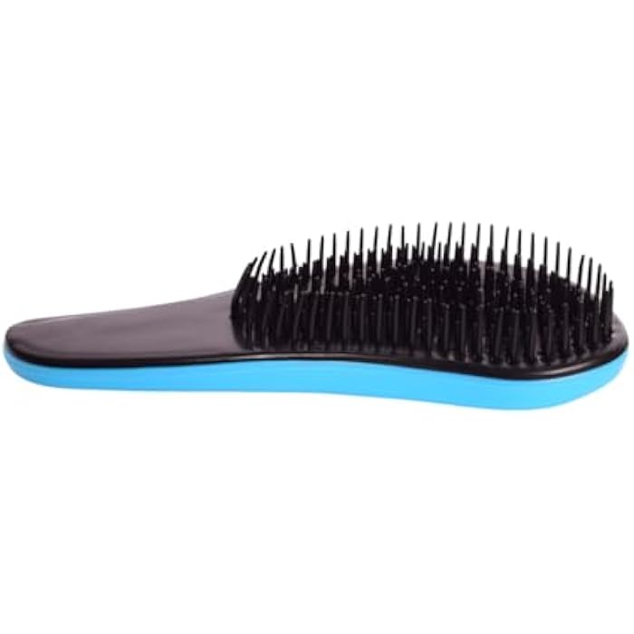 Plastic Handle Hair Brush With Toy For All Hair Type - Light Blue - Image 3
